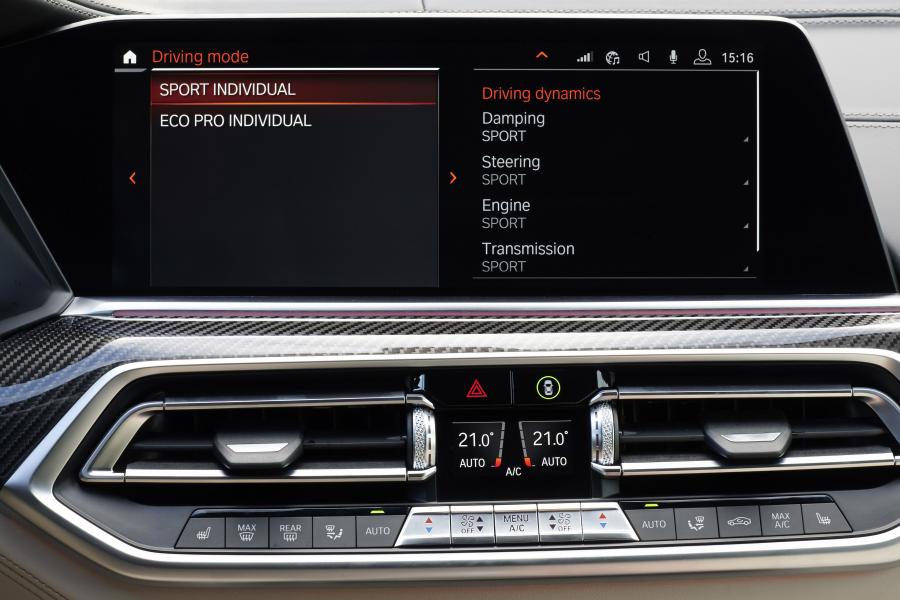 Детали интерьера BMW X6 M50i (G06) 2019 года  (WW) (фото 159 из 180)